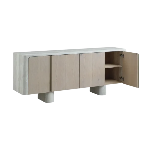 G9001 Buffet Cabinet with marble texture top