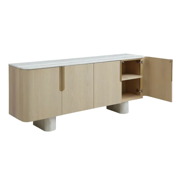 G9002 Buffet Cabinet with door open status