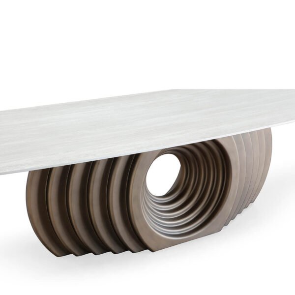 T2599 metal table with ceramic top T2599 metal table with ceramic top