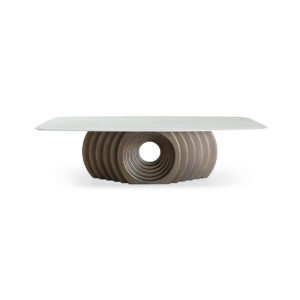 T2599 ceramic table with metal frame T2599 Modern Table