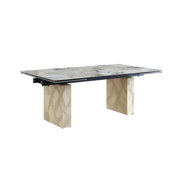 T2511 extendable table with ceramic top T2511 extendable table with ceramic top