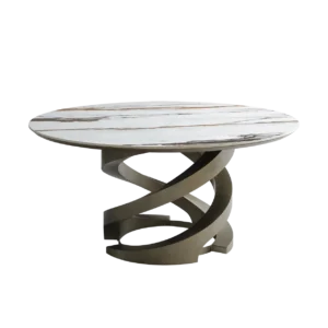 T2570 round table with metal frame