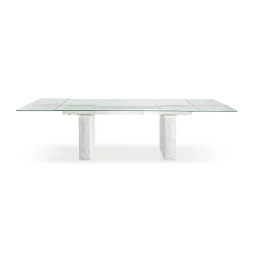 T2688 extendable glass table