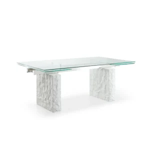 T2688 modern extendable glass table