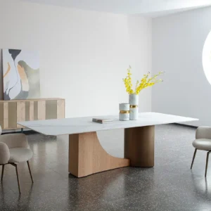 T9016C modern ceramic table with cozy chairs T9016C modern ceramic table with cozy chairs