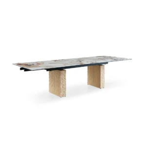 T2611C extendable table with ceramic top