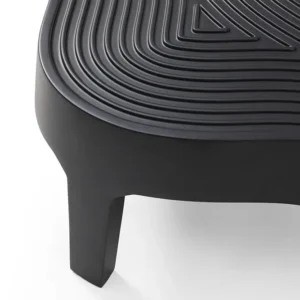 CT098 67" Textured Composite Coffee Table with Multi-Layer Surface and Frosted Matte Finish