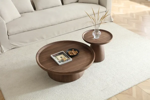 CT8107 coffee table with ET8107 table, twin table