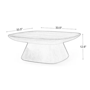 CT8108 coffee table drawing