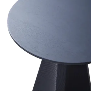 ET2368 Round White Oak Side Table