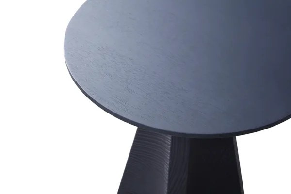 ET2368 Round White Oak Side Table