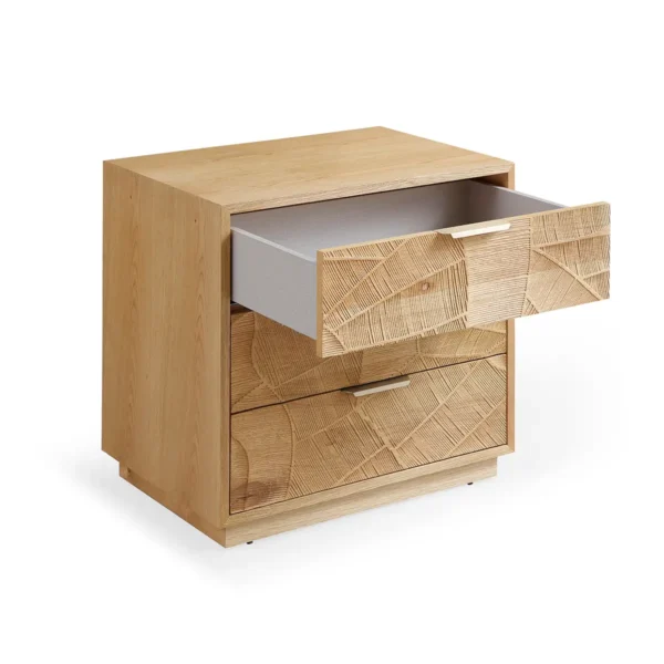 N2418 night stand-oak for modern bedroom