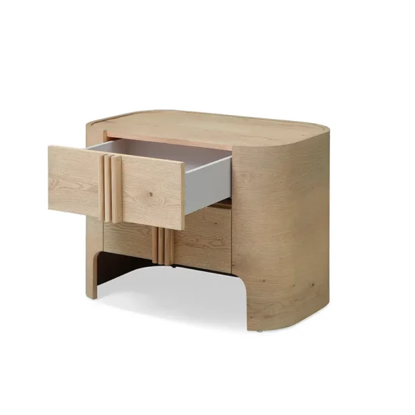 N9012 night stand with white drawer