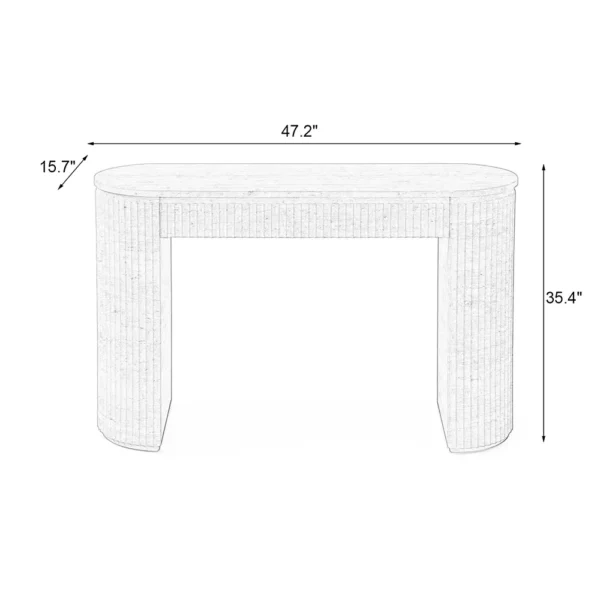 CO-2509 entrance table drawing
