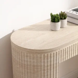 CO-2509 entrance table with curved design