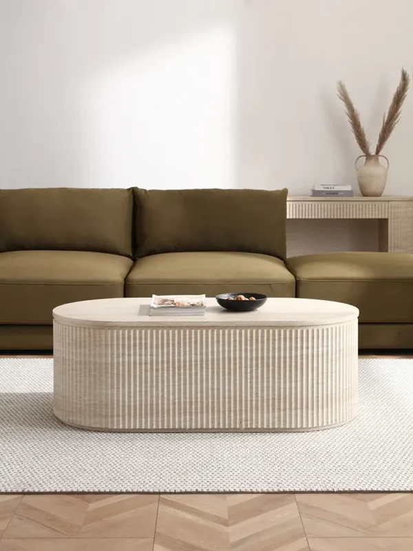 CT2309L coffee table with sofa in modern living room