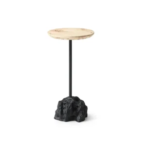 ET2567-End table with wood round tabletop