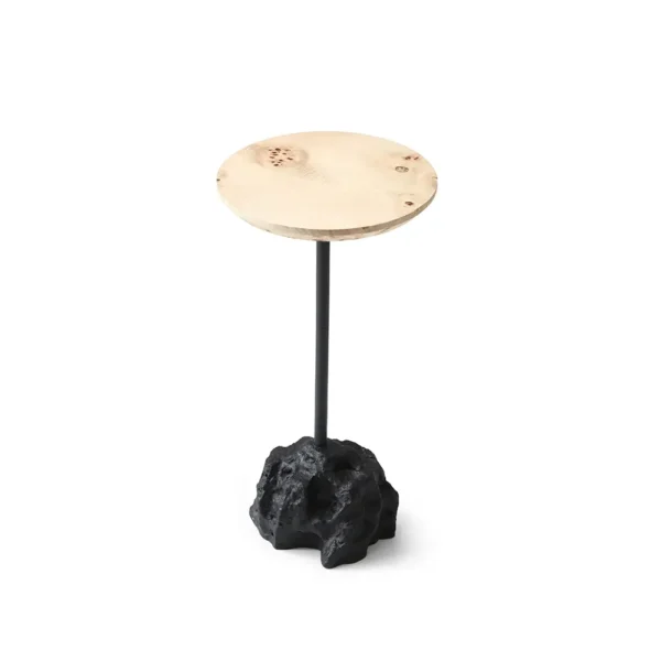 ET2567-Round Wood Top End Table