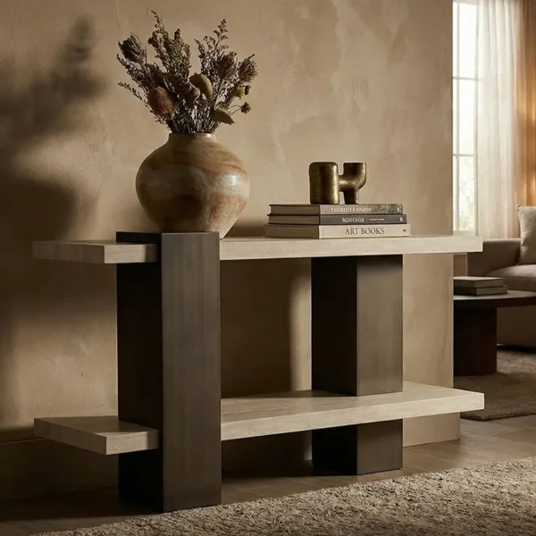 KA002-GD conference table in the modern living room