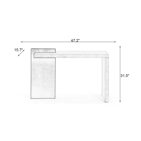 KA007 console table drawing