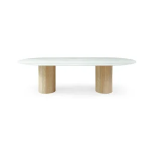 T9011|The Alessandro | 78" Solid Oak Horizon Dining Table